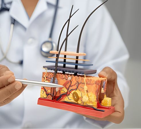 Greffe de cheveux ratée