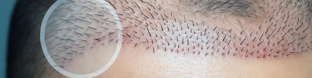 greffe capillaire ratee