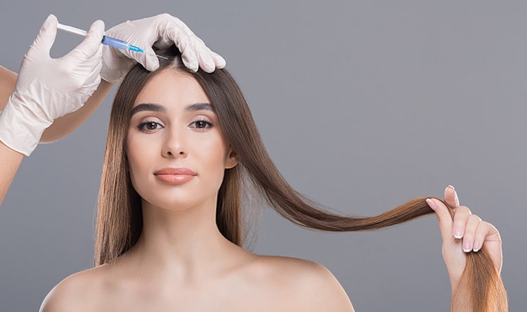 une Mesotherapie capillaire